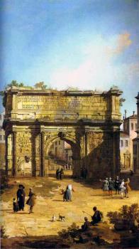 卡納萊托 Rome, The Arch of Septimius Severus